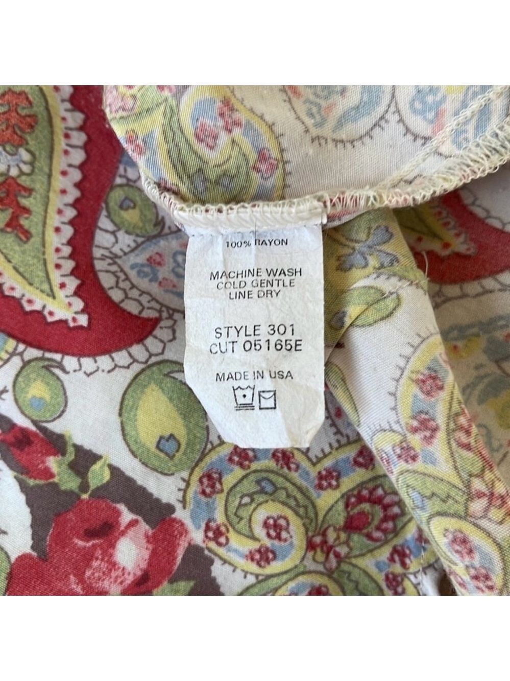 Cabi paisley print size M - women’s - Picture 4 of 5